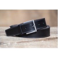 CEINTURE CUIR NOIR | La jean